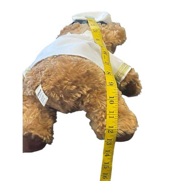 Foco Brown White Teddy Bear Captain Bear Stuffed Animal Plush 12" - Picture 6 of 11